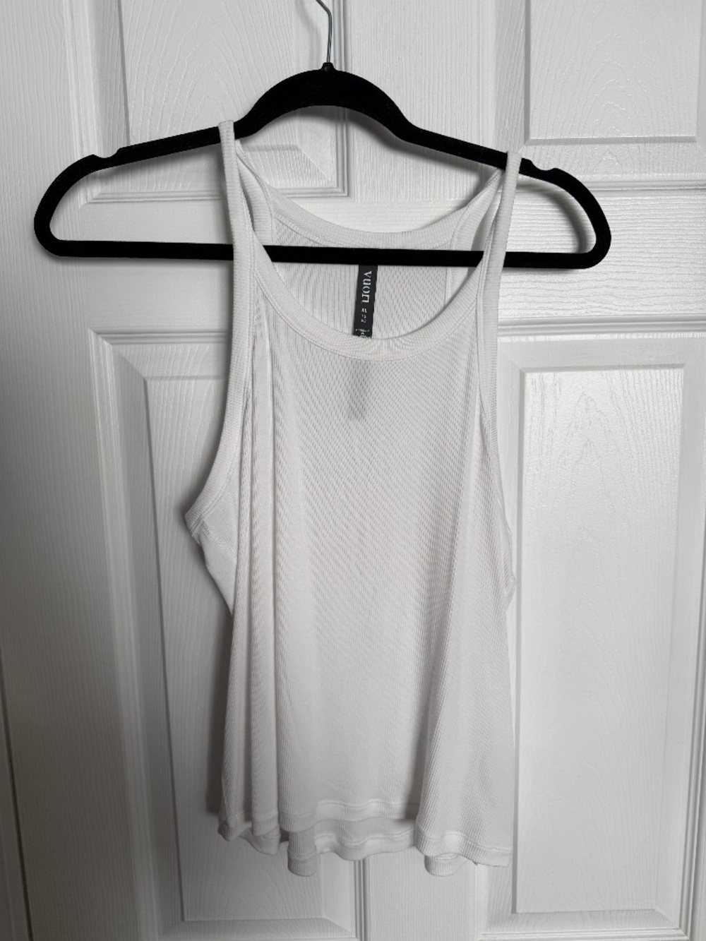 Vuori Women’s Ribbed Tank Top White Size XL